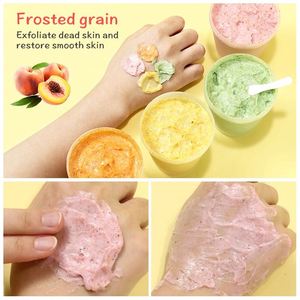 Gommage Visage au Curcuma Naturel Bio Vegan Personnalisé OEM, Gommage Corporel Exfoliant Éclaircissant au Sucre de Fruits - Product Image 4