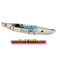 Kayak Gonflable Usine Personnalisé Vitesse Packraft Solo UV Kayak Gonflable Bateaux Avec Aileron Détachable