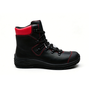 Chaussures de sécurité pour hommes, légères, respirantes, anti-écrasement, confortables, déodorantes, avec embout composite, dessus en cuir pleine fleur, pour usage en usine - Product Image 2
