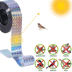 Pengusir penolak burung <span class=keywords><strong>Anti</strong></span> burung luar ruangan perangkat pengusir penolak tebal pita reflektif burung - Product Image 2