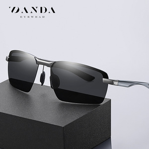 Gafas de Sol Danda para Hombre, Marco de Aluminio y Magnesio, Polarizadas UV400, para Conducir, Pescar, Deportes al Aire Libre, Modelo 3391 - Product Image 3