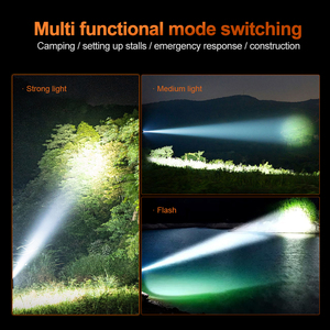 Helius Công Suất Cao <span class=keywords><strong>LED</strong></span> Loại C Nhanh Phí Kỹ Thuật Số Điện Hiển Thị Di Động Làm Việc Ánh Sáng Cho Cắm Trại Đi Bộ Đường Dài Hoạt Động Ban Đêm Đèn pha - Product Image 4