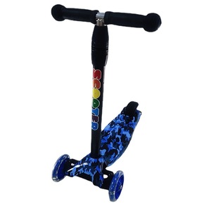 Patinete para niños de 3 años en adelante, altura ajustable, ligero, verde - Product Image 4