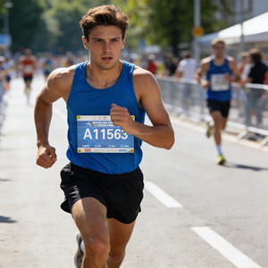 Clips de numéros de course OEM réutilisables en plastique pour événements sportifs et marathons - Product Image 2