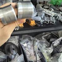 Polea de Correa Multi-V 9PJ de Aleación de Aluminio para Transportador de Rodillos, Diámetro Exterior 43mm, Diámetro Interior 15mm, Chaveta 5mm, 9 Ranuras, Resistente al Desgaste