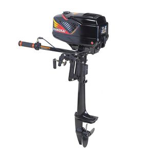 Moteur hors-bord à essence 2 temps 3,6 CV à arbre court, démarrage manuel, haute qualité, pour bateau pneumatique - Product Image 1
