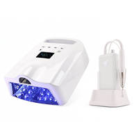 Nouveautés 2027 : Lampe à ongles LED Quartz 128W avec fente de polymérisation pour le pouce, lampe UV professionnelle pour salon et usage domestique