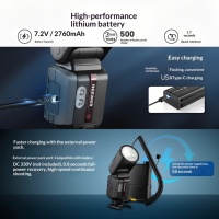 Flash externe NEEWER Z3R pour appareil photo, synchronisation haute vitesse, griffe porte-flash, pour appareils photo reflex numériques Fuji