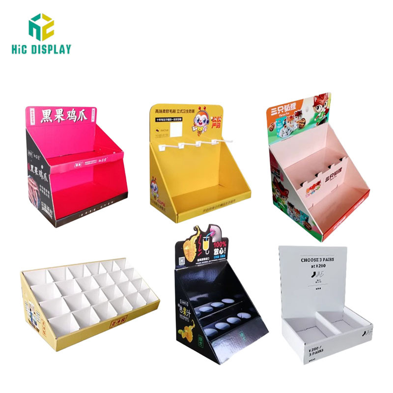 Cardboard Countertop Display Counter Cosmetic Display