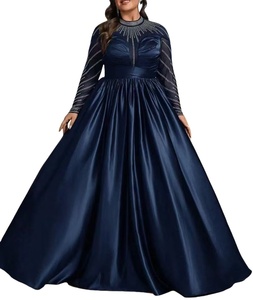 Robe <span class=keywords><strong>de</strong></span> bal élégante pour femmes, printemps, États-Unis, <span class=keywords><strong>Europe</strong></span>, longueur au sol, <span class=keywords><strong>luxe</strong></span>, décoration à sequins, traîne balayante, vintage, soirées, nouveauté - Product Image 1