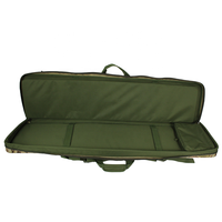 ALFA OEM 51 pouces Tactique Double Long Gun Bag Weapons Mallette de transport avec sangle de sac à dos, compartiment verrouillable