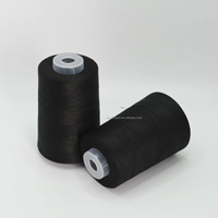 Fil à broder en polyester filé 20/2, 100 % teint, haute qualité, haute ténacité, résistant aux produits chimiques, faible rétrécissement, vente en gros