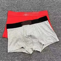 Vente en gros de caleçons pour hommes de qualité supérieure, en coton, avec ceinture élastique, sous-vêtements tricotés, caleçons de sport pour hommes