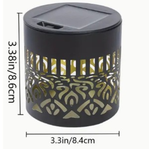 Cross Border for Solar Mandala Sunflower <b>Wall</b> <b>Light</b> <b>With</b> IP65 Inductive <b>Switch</b> & Warm <b>Light</b> for Garden & Landscape Decoration ZY - Product Image 6