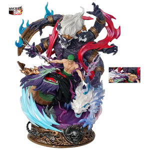 GK Ones Pieces Hell <span class=keywords><strong>Zoro</strong></span> Action Toys 21CM Figurines en PVC Cartoon Double Headed Statue Collection Anime Figures - Product Image 1