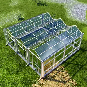 Winter Tarpaulin Garden Green House Outdoor Metal Glass Solarium Garden Greenhouses For Sunrooms Glass Houses Winter Garden