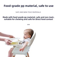 Chaise haute pour bébé et enfant, multifonctionnelle, pliable, portable, réglable, en plastique, chaise de table à manger