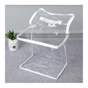 Bolsa de Almacenamiento de PVC Transparente, Portátil y Personalizada, con Cierre, para Juguetes, Ropa de Cama, No Tóxica, Ecológica e Impermeable - Product Image 1