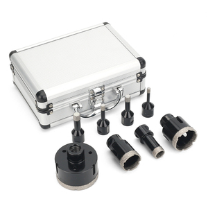 Bộ mở lỗ hàn M14 9 mũi khoan cho đá cẩm thạch 406 #   Đầu khoan thép Golden Sand kích thước 6/8/10/12/20/35/45/68mm có thể thay thế - Product Image 1