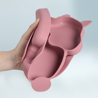 Ensemble de vaisselle antidérapante en Silicone pour bébé, bol, assiette, tasse, bavoirs, cuillère, fourchette, vaisselle pour enfants, plats d'alimentation pour bébé sans BPA, 8 pièces/ensemble