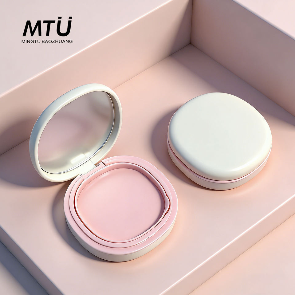 2026 Square Recyclable Cosmetics Plastic Boxes with Mirror Empty ...