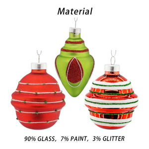 6Pcs Đồ Trang Trí Giáng Sinh Thiết Lập Giáng Sinh Đồ Trang Trí Cây Giáng Sinh Bóng Trang Trí Treo Giáng Sinh - Product Image 4