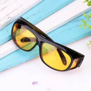 Lunettes de conduite de jour et de nuit pour hommes et femmes, avec logo personnalisé, vente en gros, verres jaunes UV400, anti-éblouissement, vision nocturne, lunettes de soleil pour hommes - Product Image 4