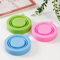 Vente chaude Sans BPA Écologique Portable Pliable Réutilisable Pliable Voyage Silicone Tasse À Café Tasse Idéal pour L'eau De Thé