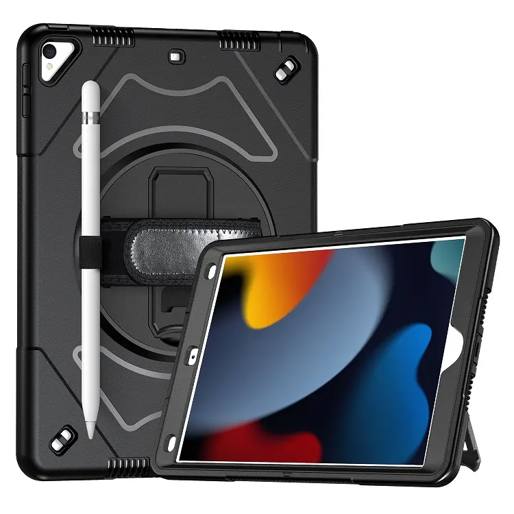 Hand Shoulder Strap Kickstand Tablet Case 9th Generation 10.2 Inch Case For Ipad 9 Gen 8 Case