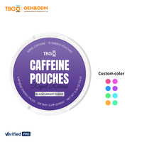 Pochette énergétique à la caféine certifiée ISO 22000 BRCAA+, testée par lots, vérifiée en laboratoire interne, supplément oral pour la concentration, vente en gros OEM