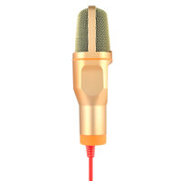 Micrófono de condensador profesional para PC, ordenador portátil, grabación, estudio, cantar, retransmisión de juegos, SF-666, 3,5 MM