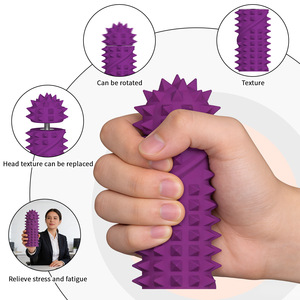 Juguete Antiestrés de Silicona para Aliviar el Dolor, con Forma de Engranaje Giratorio y Bola Poligonal, para Edades de 3 a 14 Años - Ejercicio para Manos y Mejora de la Concentración - Product Image 2