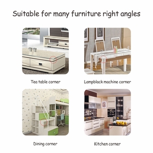 PRODIGY CP01 Protection d'angle en plastique pour table en verre, protection d'angle en PVC pour enfants, vente en gros - Product Image 6