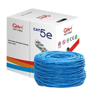8对cat5e utp电缆CU CCA UTP FTP SFTP通过测试Cat5室内100米局域网电缆价格每米来自TUV合格供应商