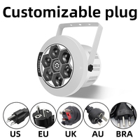 SHTX Neuer LED Sechs-Augen-Laserstrahler für KTV Bars Bühne DJ Party RGBW 4in1 6*10W Moving Heads Licht Bühneneffektbeleuchtung