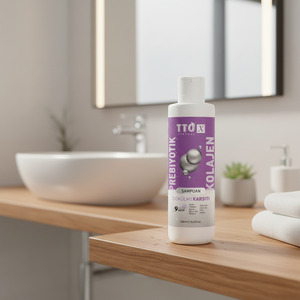 Shampooing unisexe TTO-X prébiotique et collagène anti-chute de cheveux, hydratant et illuminateur, 250 ml - Product Image 3