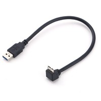 Cable USB 3.0 de Tipo A Macho a Micro B Macho con Tornillos de Bloqueo y Blindaje Trenzado Micro-USB para Computadoras y Dispositivos de Cámara