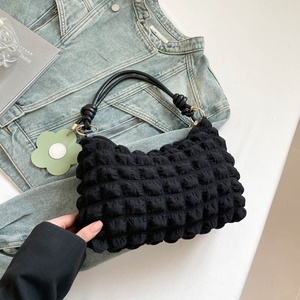Sac à main cylindrique texturé à fermeture éclair pour femme, style coréen et <span class=keywords><strong>japonais</strong></span>, nouvelle collection 2026, sac <span class=keywords><strong>de</strong></span> shopping pour femme et fille - Product Image 6