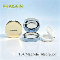 Vente en gros d'étuis en plastique vides personnalisés pour coussin d'air avec miroir, emballage pour fond de teint coussin d'air cosmétique