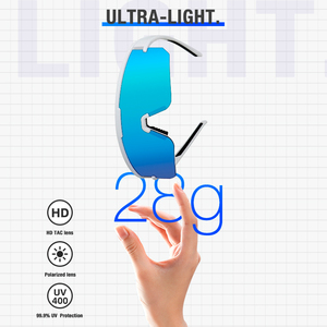 Lunettes de soleil de sport, protection UV400, verres polarisés miroir, lunettes de cyclisme, de course à pied, lunettes de sécurité pour l'extérieur, logo personnalisé - Product Image 3