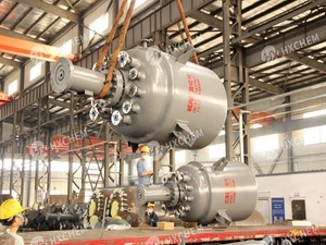 Reactores de inducción de gas industriales BIBO con caldera de reacción de eje hueco, incluyendo componentes principales: motor del recipiente y motor. - Product Image 4