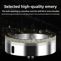 Fournisseur Fabricant Foshan Scie cloche de qualité industrielle M10702A pour le perçage du verre, de la céramique, du marbre et de la maçonnerie, électroplaquée