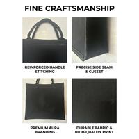 Sac fourre-tout en coton réutilisable, couleur unie, écologique, personnalisable OEM ODM, pour les courses, les sorties en plein air et l'usage quotidien