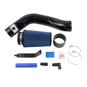 ท่อไอดีอากาศเย็น4 "เคลือบเงาหรือผงสำหรับ F250ฟอร์ด2003-2007 <span class=keywords><strong>F350</strong></span> 6.0L เครื่องยนต์ดีเซล - Product Image 1