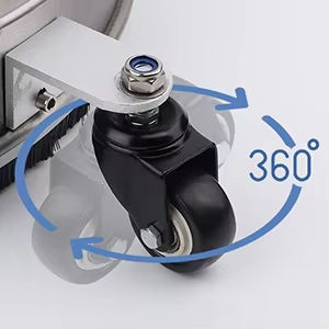 Nettoyeur <span class=keywords><strong>de</strong></span> surface pour nettoyeur haute pression 13 "Disque en acier inoxydable Nettoyeur puissant 4000psi avec roues - Product Image 2