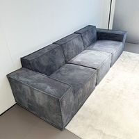 Nuevo Conjunto de Sofá Moderno y Compacto - Extensible, Plegable, de Tela con Función de Masaje, Tres Plazas, Ergonómico, Origen Jiangxi, Venta al por Mayor de Fábrica