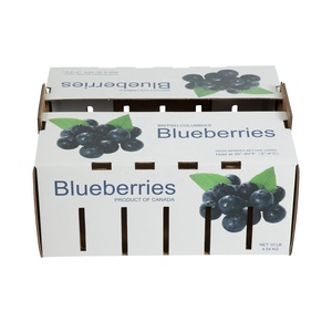 Frutas Manzanas <span class=keywords><strong>Naranjas</strong></span> Arándano Cereza Aguacate Embalaje Caja de cartón 1000 Cajas de arándanos por 5 libras 10 libras - Product Image 5