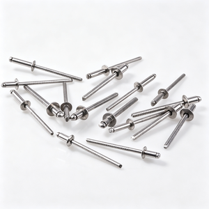 Rivet aveugle plat à tête ronde en acier inoxydable GB/T12618.4, disponible sur mesure, avec force de serrage stable - Product Image 1