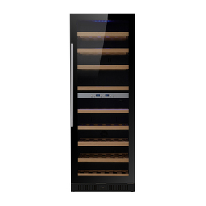 Grand refroidisseur de stockage de vin à double zone à compresseur intelligent de luxe d'équipement de réfrigération de logo personnalisé - Product Image 2