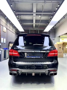 ชุดแต่งคาร์บอนไฟเบอร์ทรง BS สำหรับ Mercedes X166 GLS450 GLS63 สภาพใหม่ อัพเกรดลิ้นกันชนหน้า ดิฟฟิวเซอร์ สปอยเลอร์ ไวด์บอดี้ - Product Image 3
